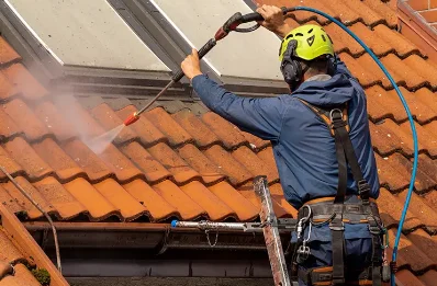 Démoussage et hydrofuge de toiture à Barles